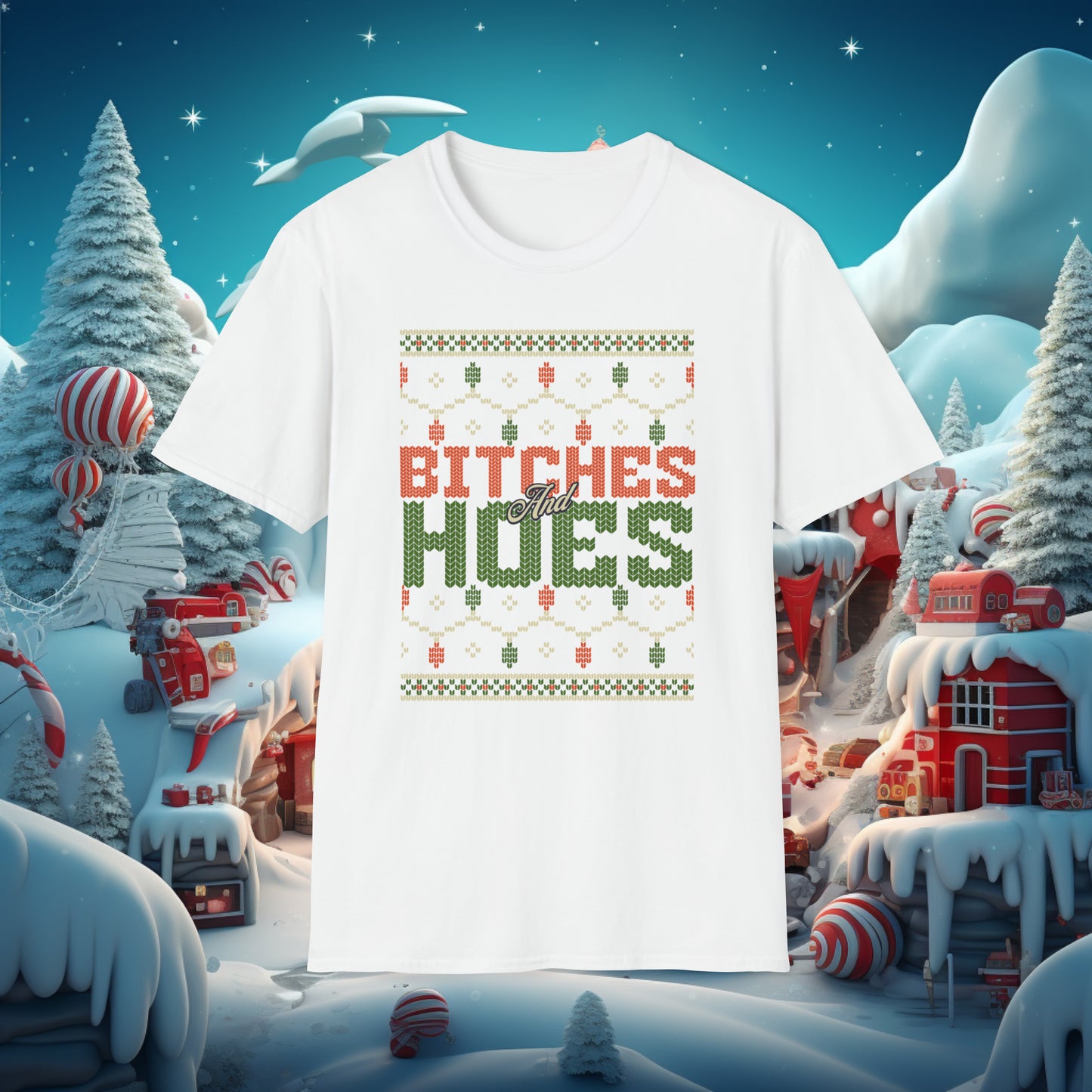 Bitches & Hoes Christmas Sweater T-Shirt