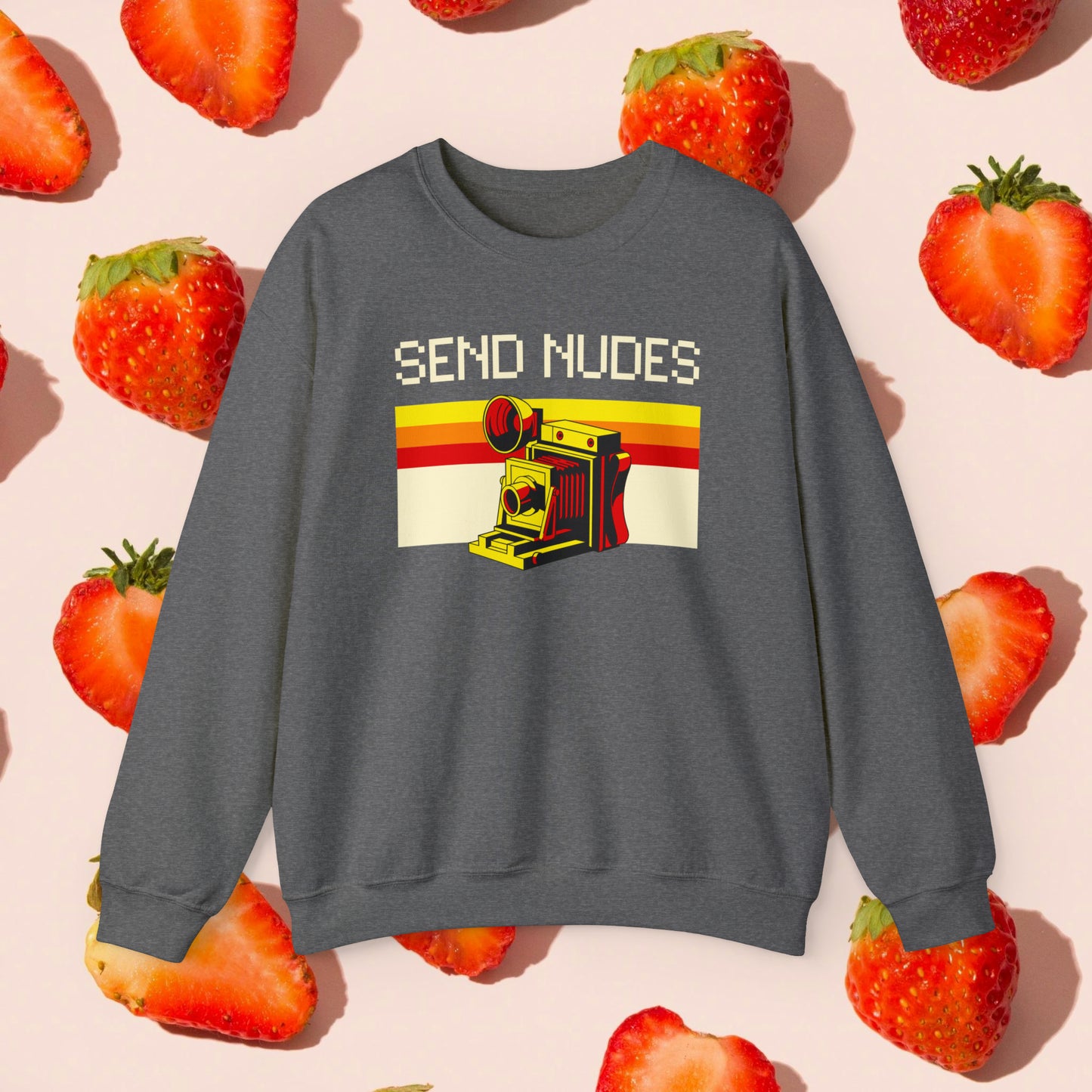 Send Nudes Antique Crewneck Sweatshirt