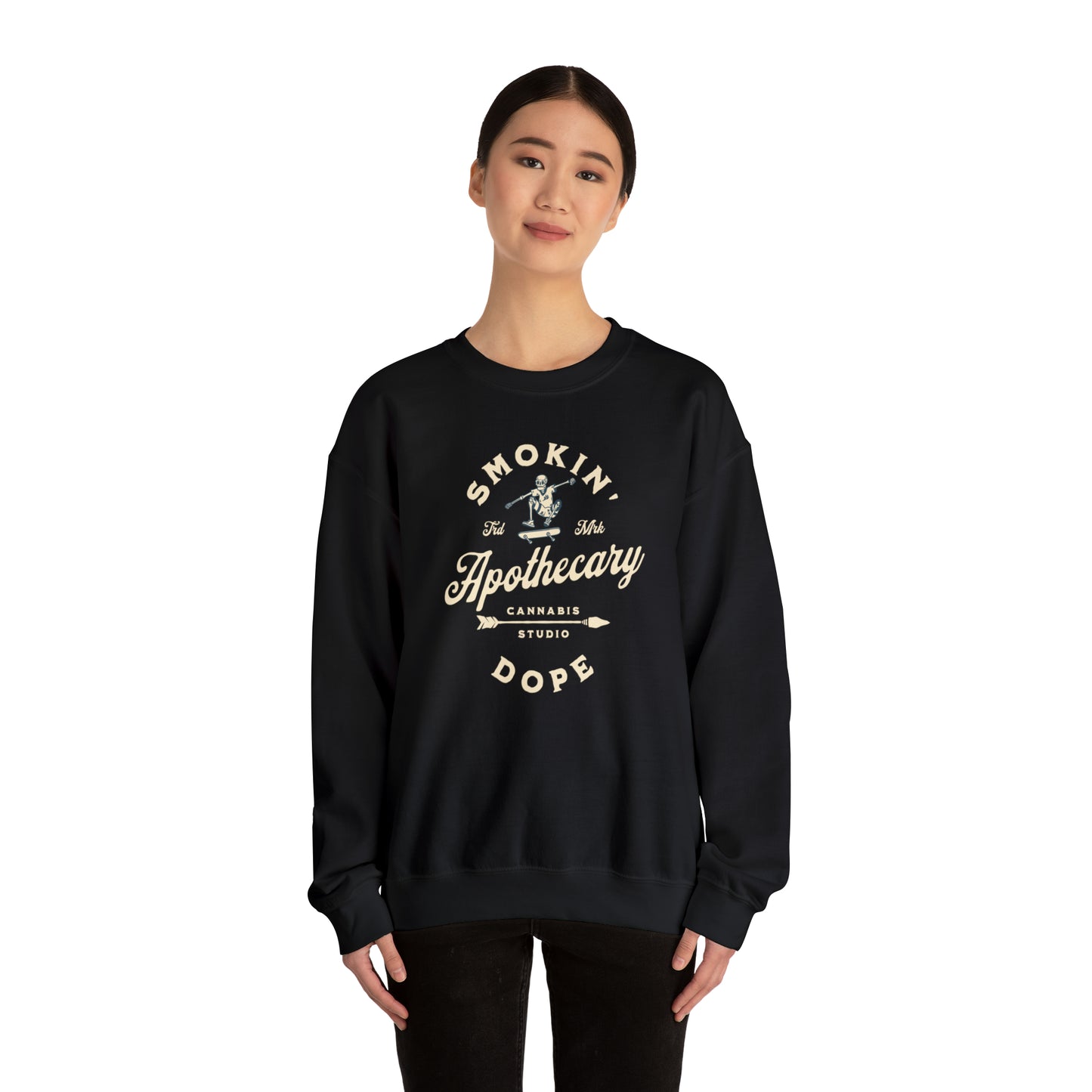 Smokin' Dope Apothecary Crewneck Sweatshirt