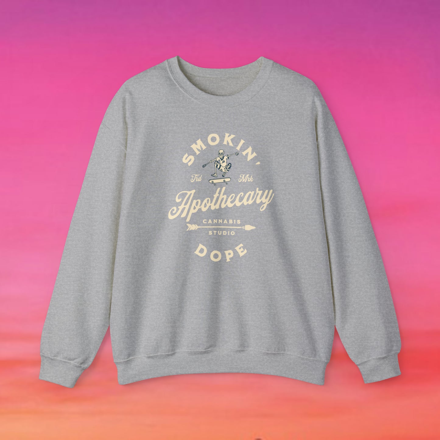 Smokin' Dope Apothecary Crewneck Sweatshirt