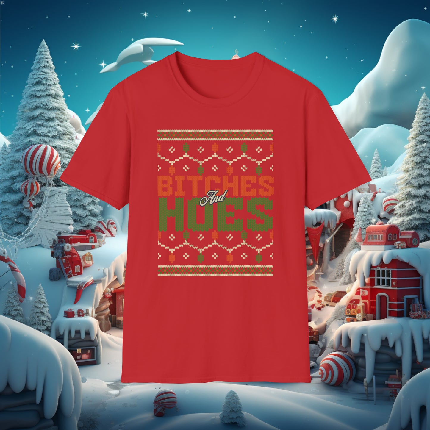 Bitches & Hoes Christmas Sweater T-Shirt