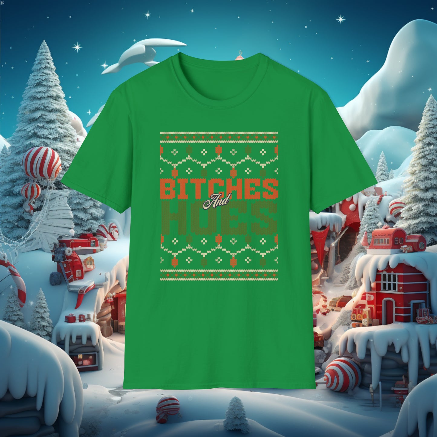 Bitches & Hoes Christmas Sweater T-Shirt