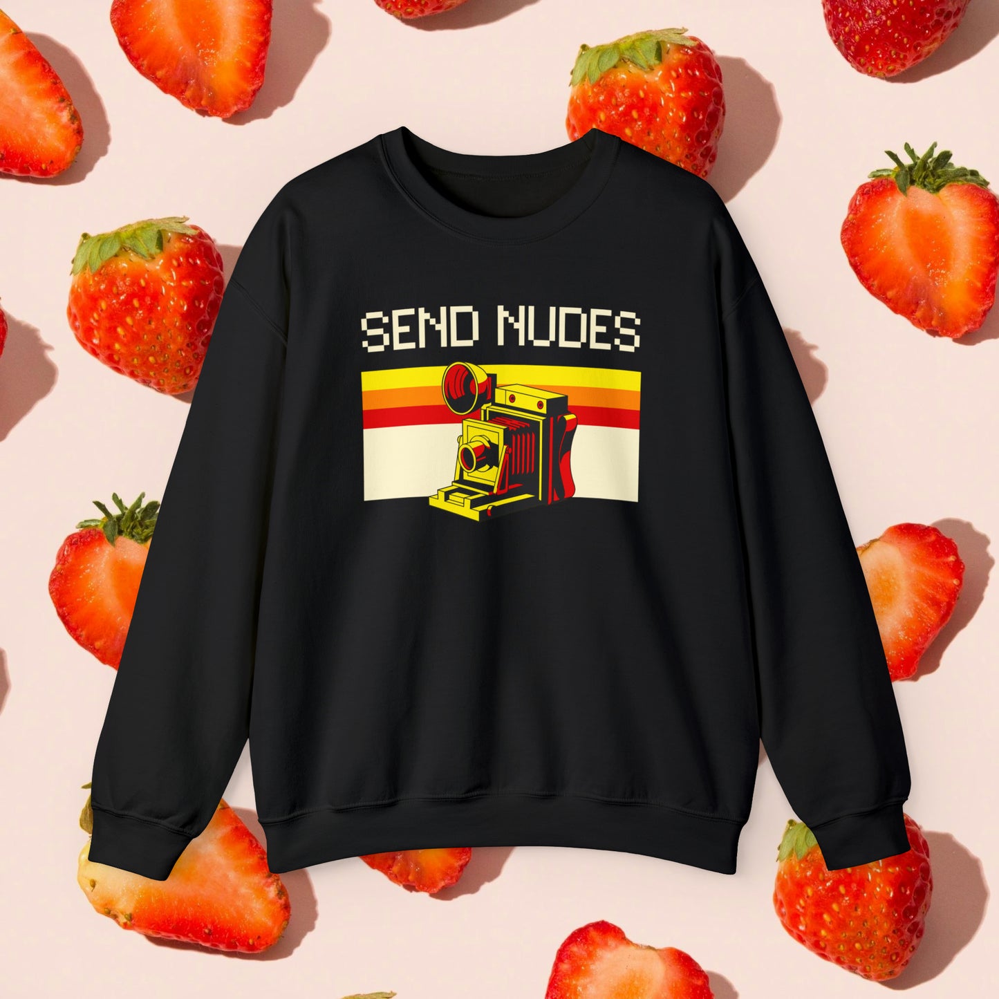 Send Nudes Antique Crewneck Sweatshirt