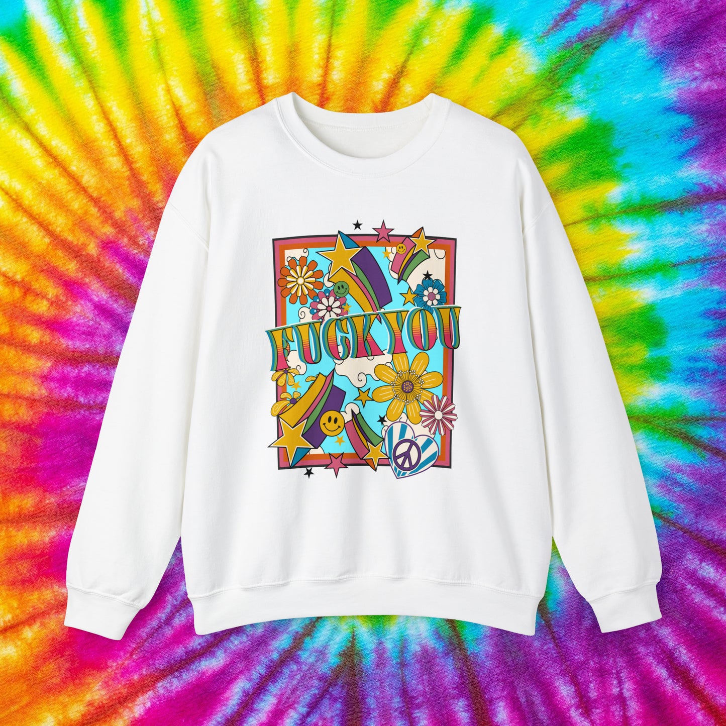 Fuck You Crewneck Sweatshirt (Groovy)