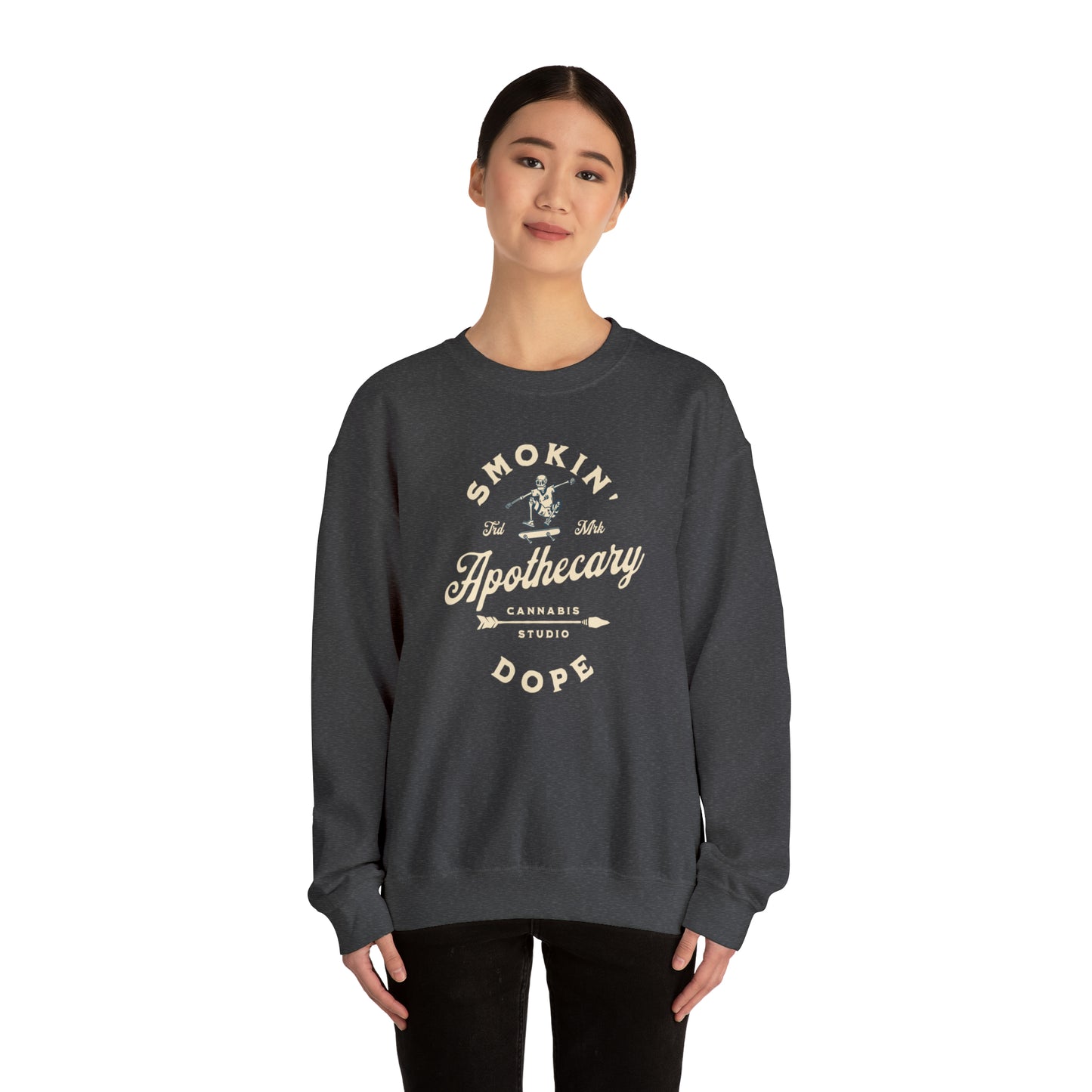 Smokin' Dope Apothecary Crewneck Sweatshirt