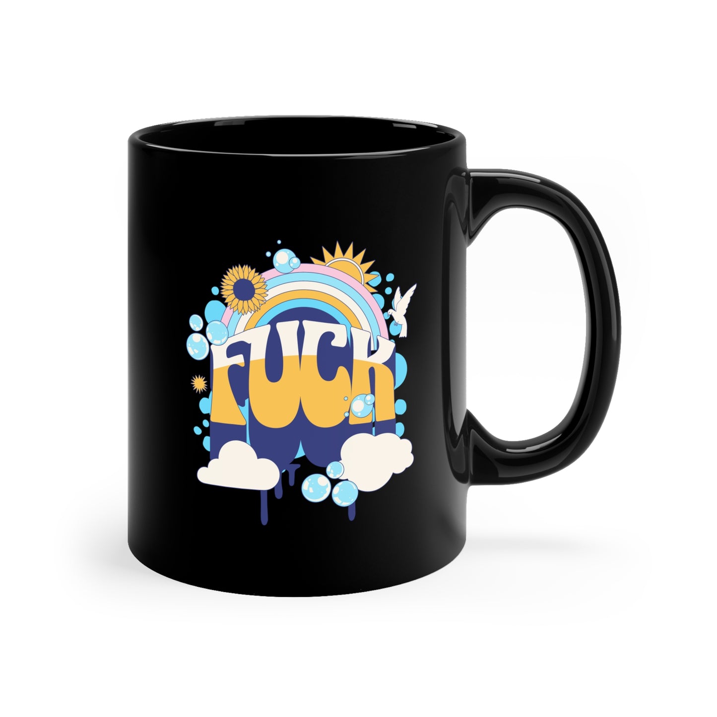 Fuck Rainbow Coffee Mug