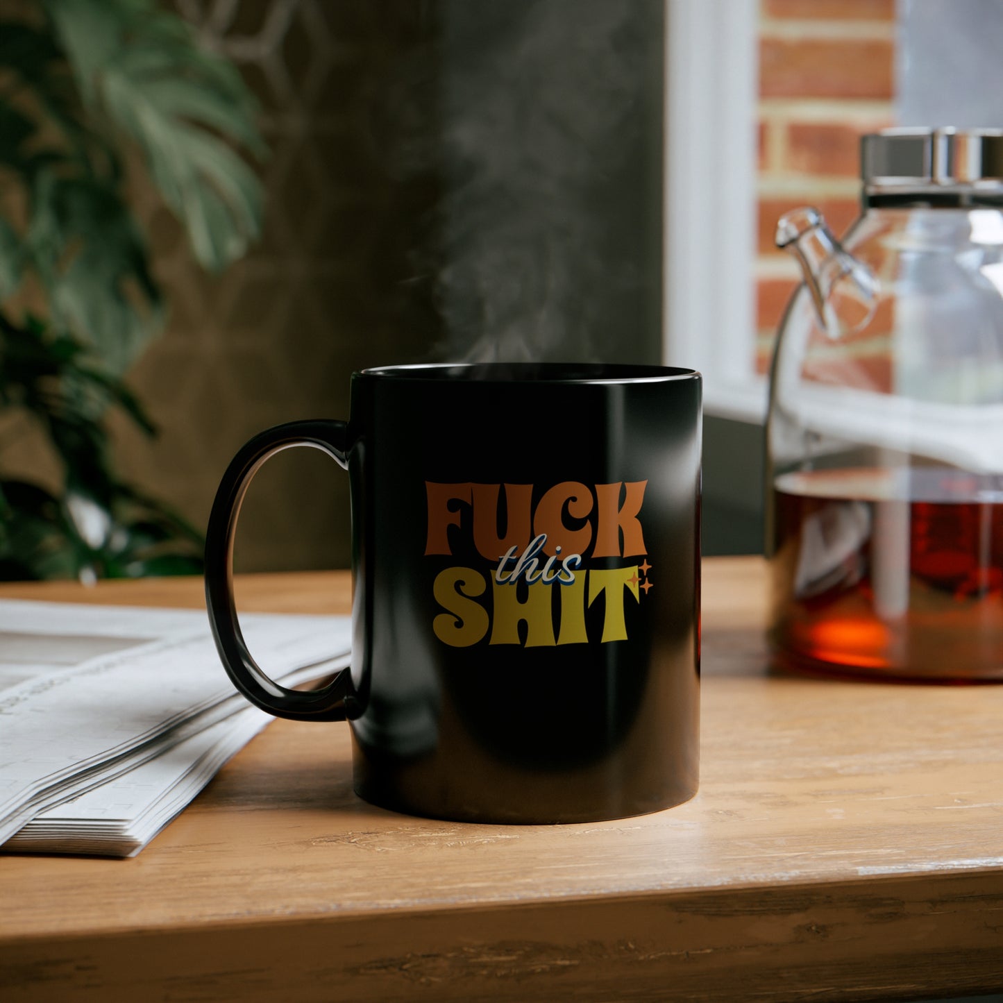 Fuck This Shit Coffee Mug (Tropical)