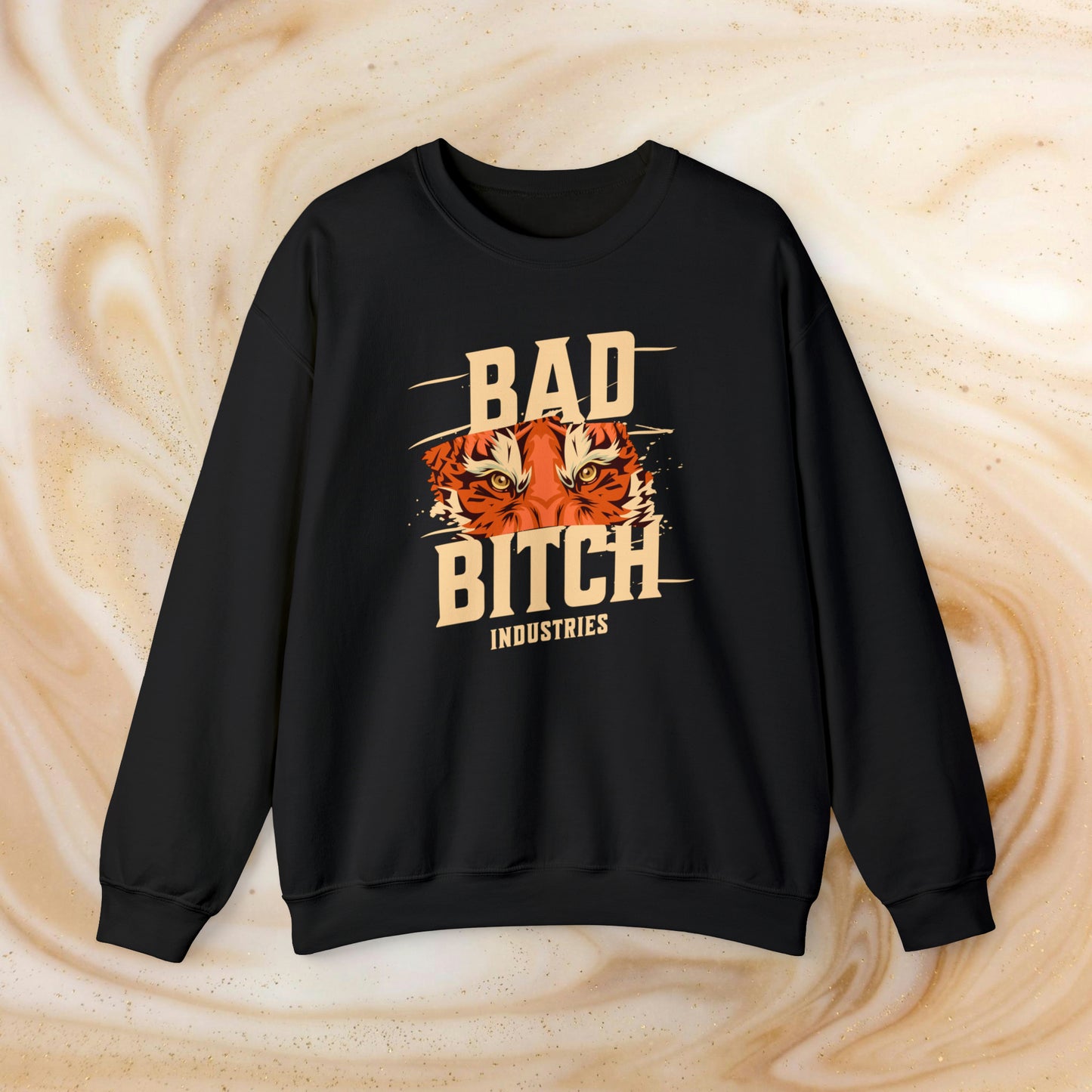 Bad Bitch Industries Crewneck Sweatshirt (Tiger)