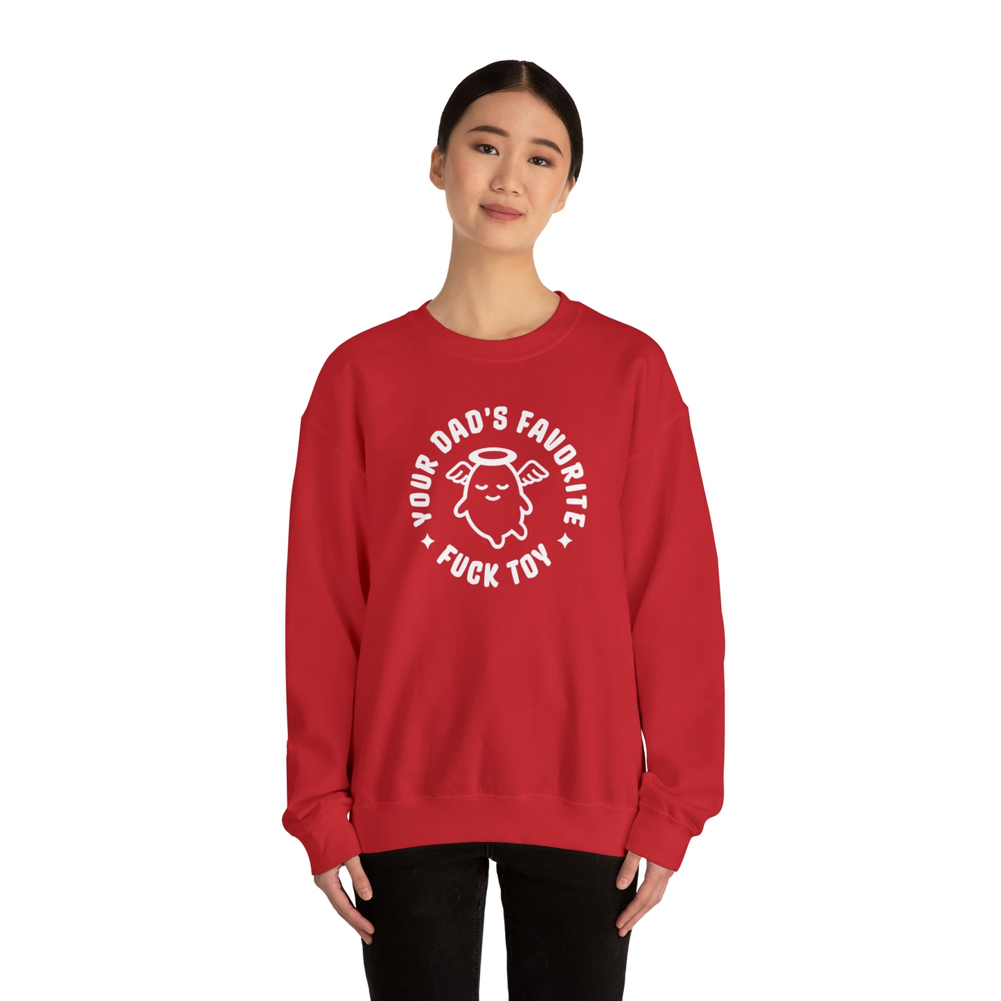 Your Dad's Favorite Fuck Toy Crewneck Sweatshirt