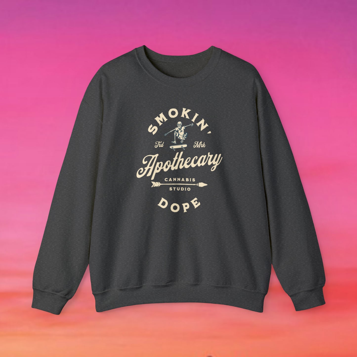 Smokin' Dope Apothecary Crewneck Sweatshirt