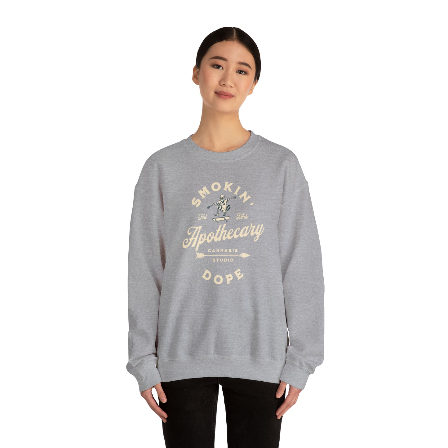 Smokin' Dope Apothecary Crewneck Sweatshirt