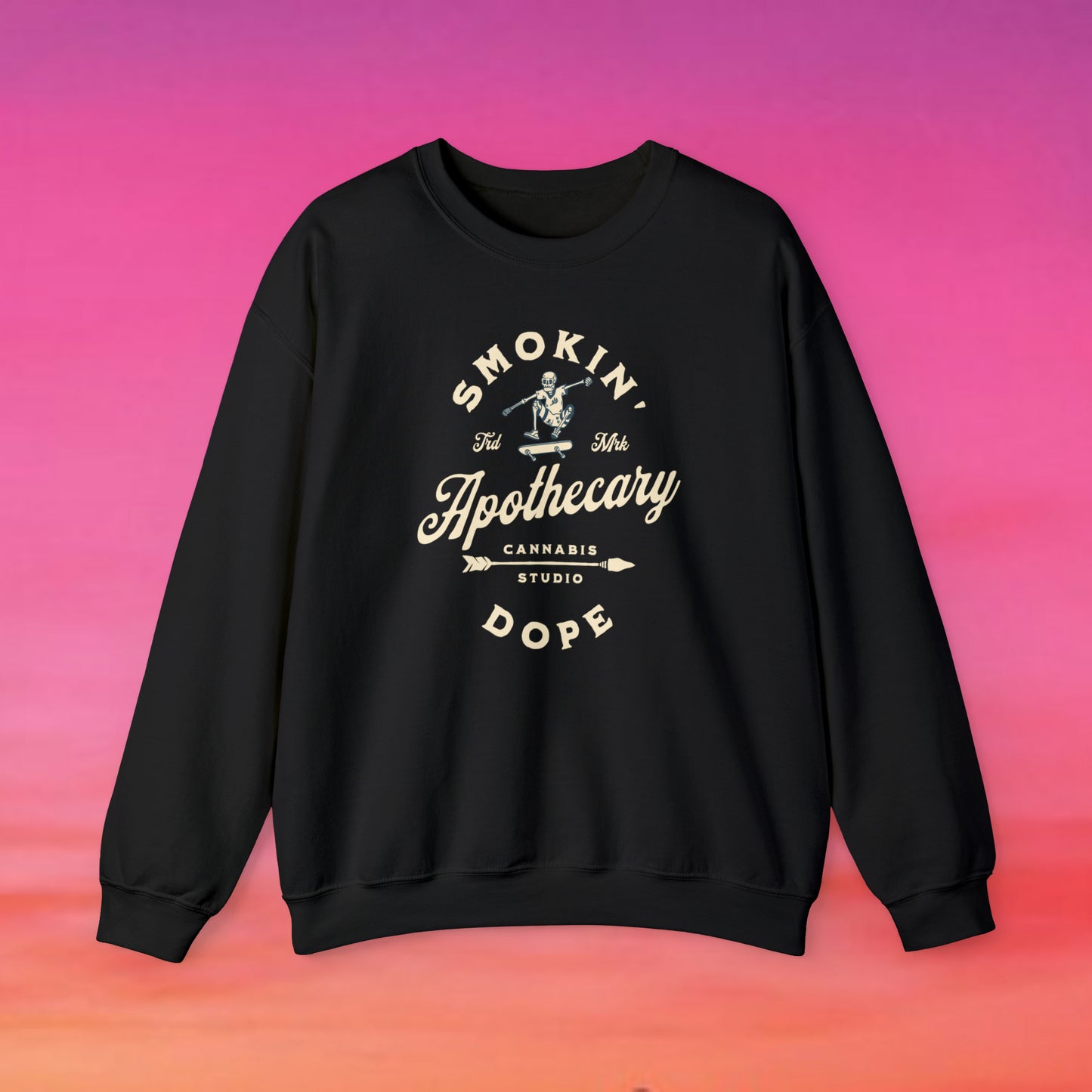 Smokin' Dope Apothecary Crewneck Sweatshirt