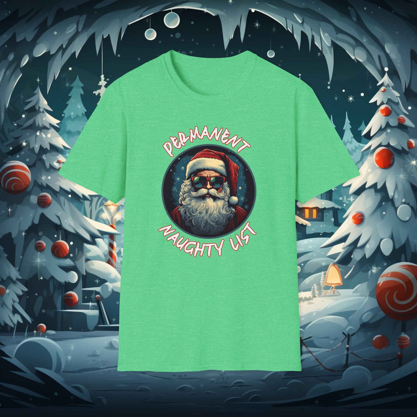 Permanent Naughty List Christmas T-Shirt