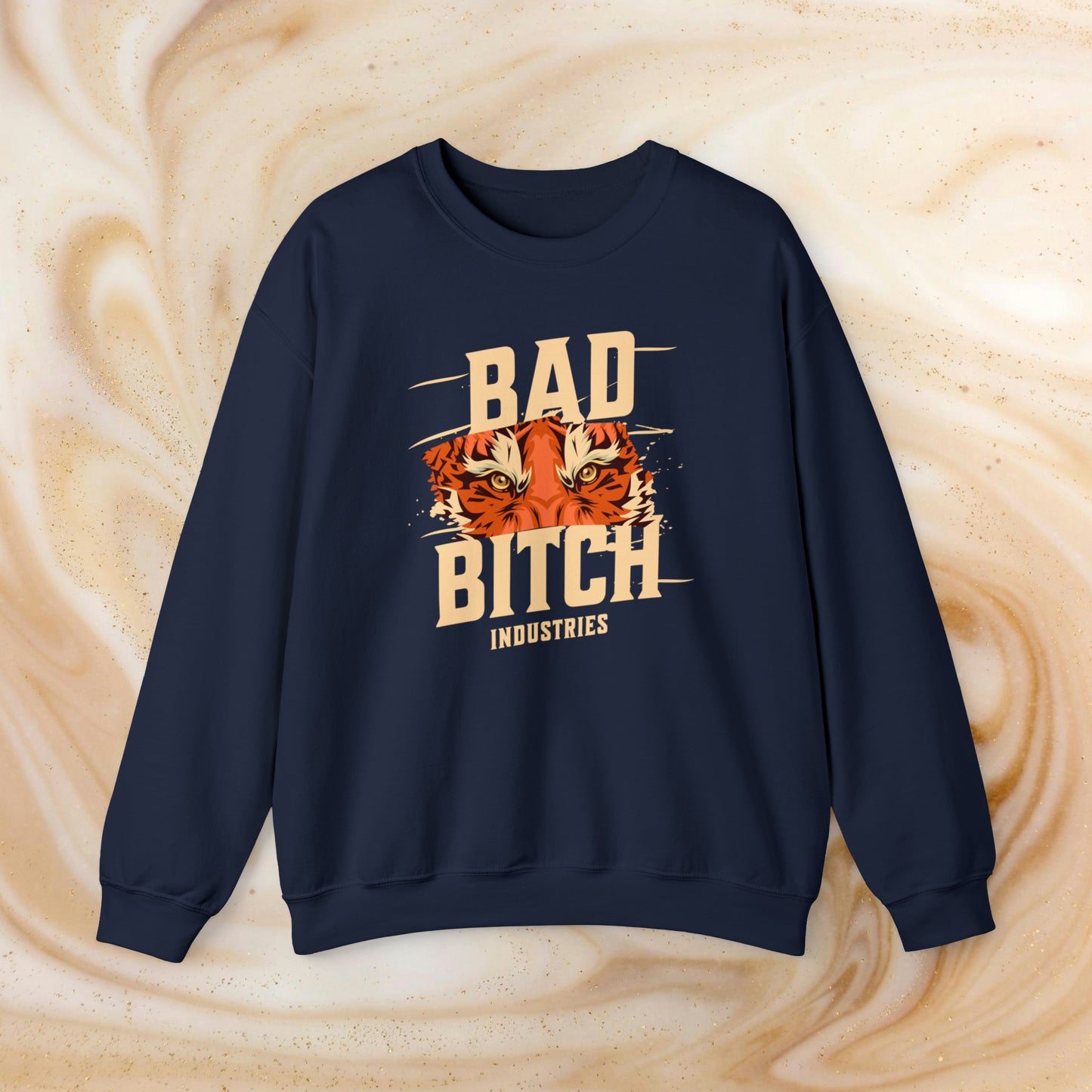 Bad Bitch Industries Crewneck Sweatshirt (Tiger)