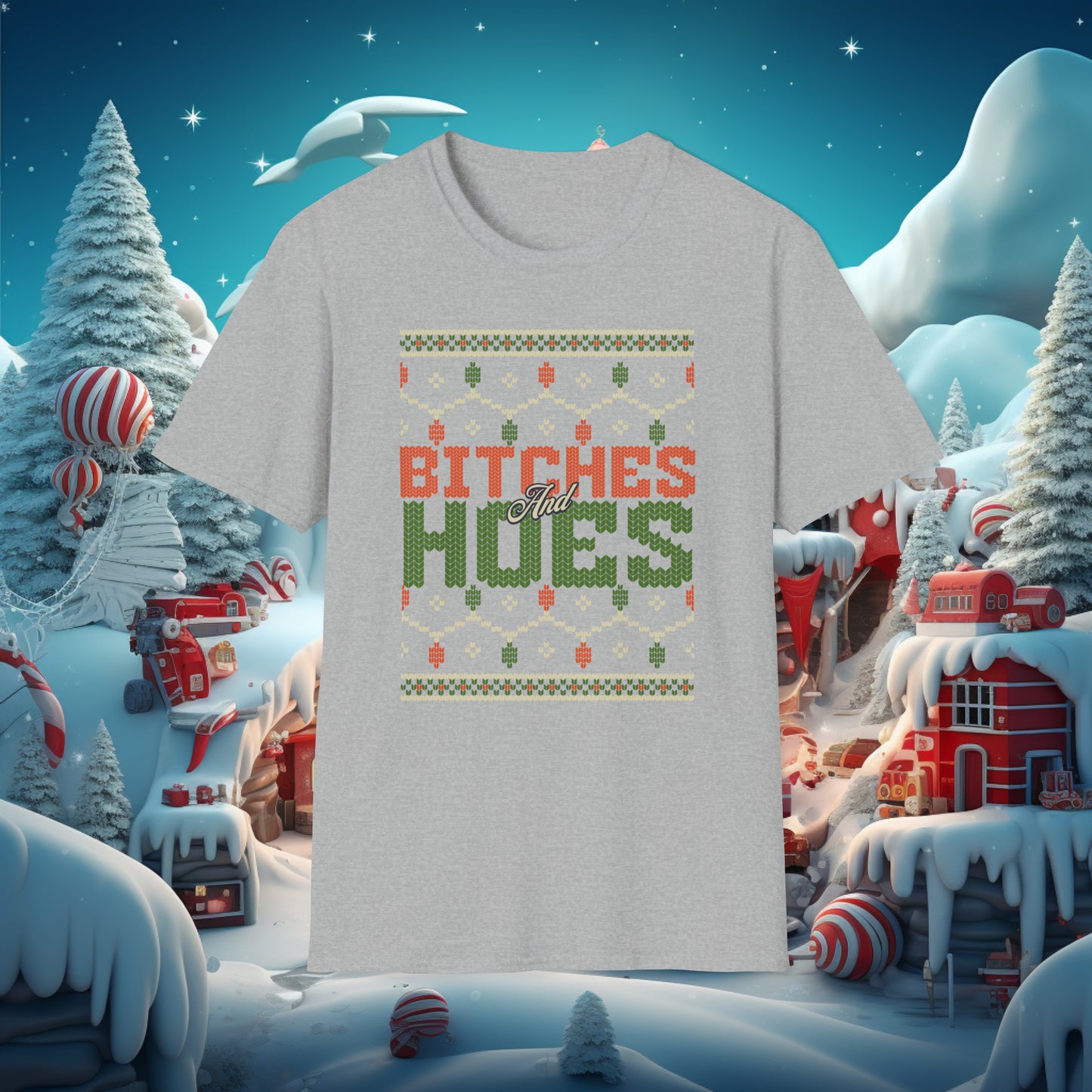 Bitches & Hoes Christmas Sweater T-Shirt