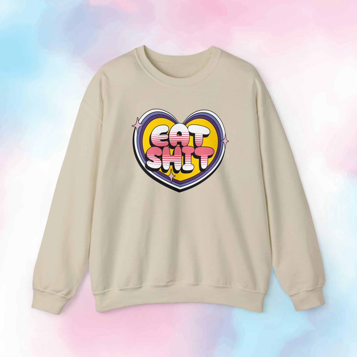 Eat Shit Heart Crewneck Sweatshirt