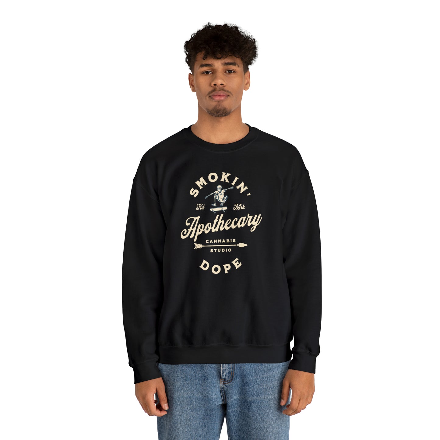 Smokin' Dope Apothecary Crewneck Sweatshirt