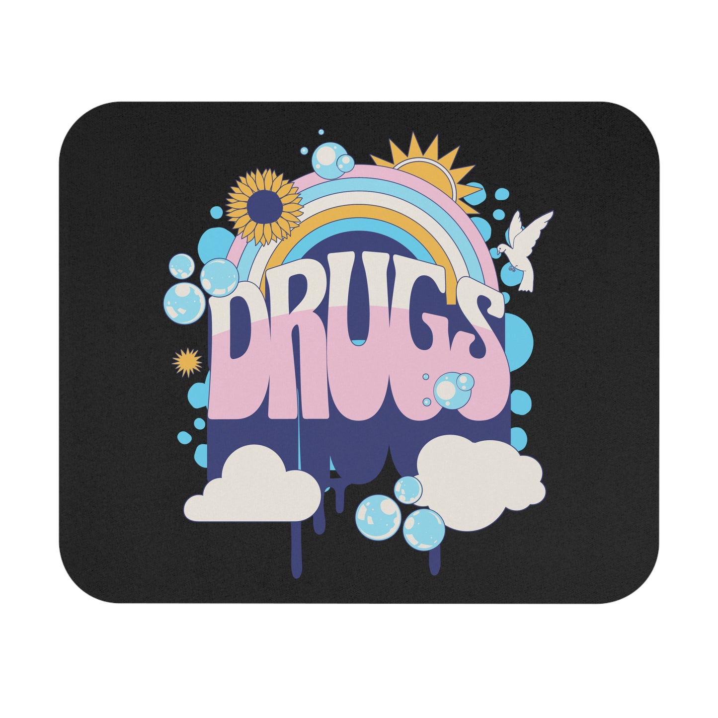 Drugs Rainbow Mouse Pad