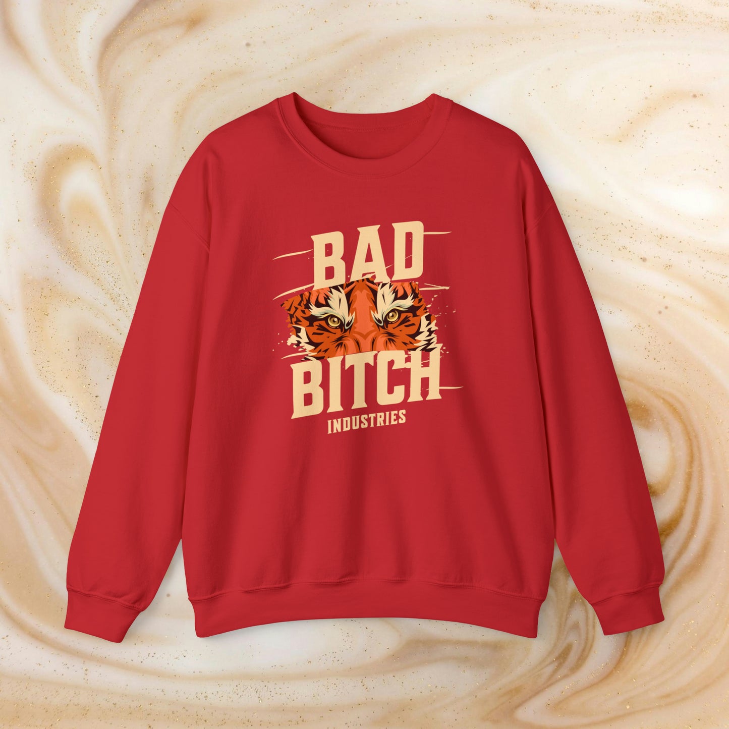 Bad Bitch Industries Crewneck Sweatshirt (Tiger)