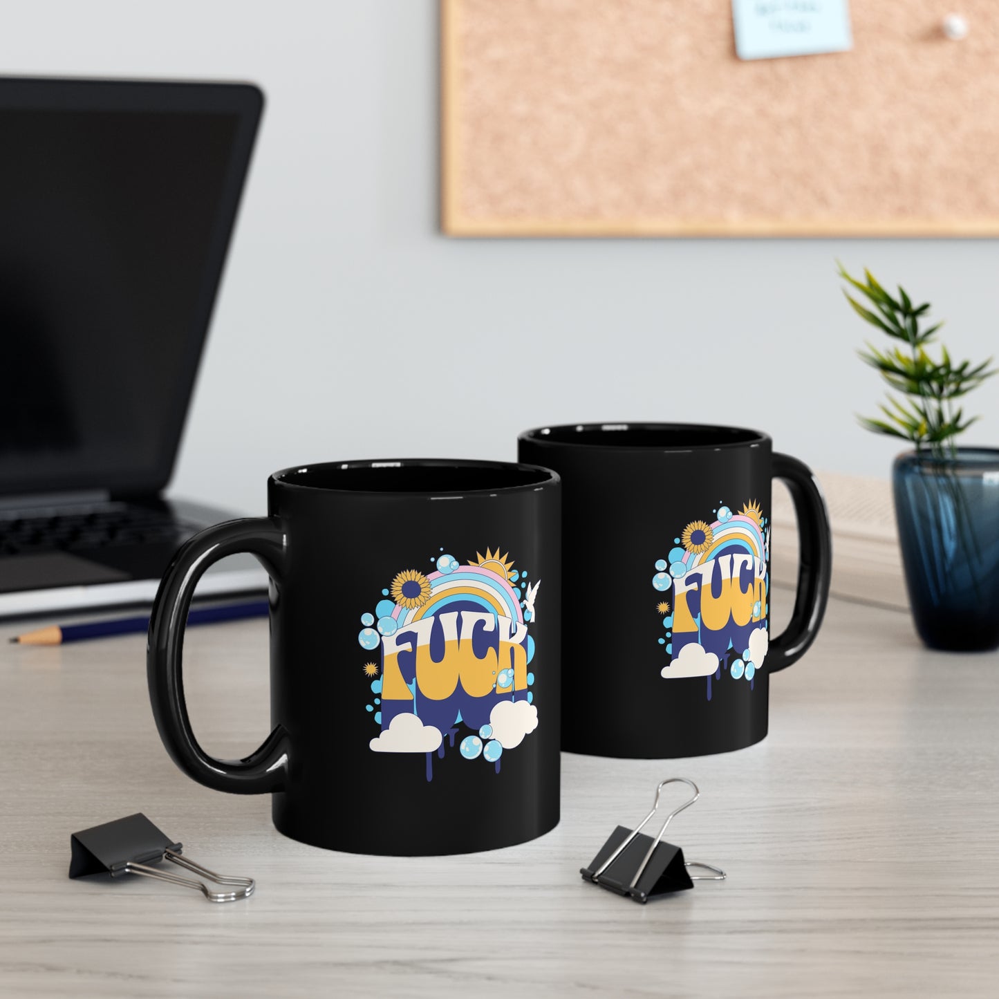 Fuck Rainbow Coffee Mug