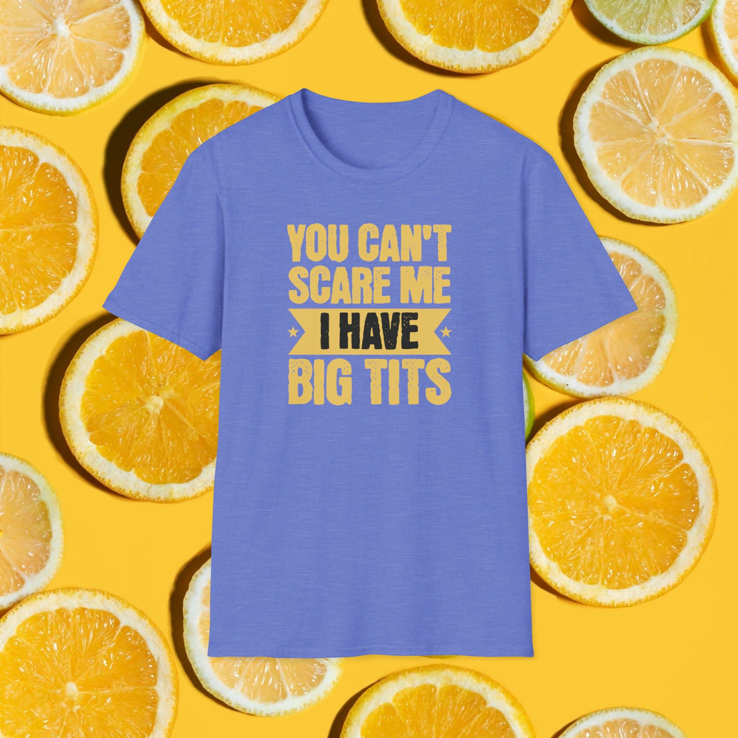 You Can't Scare Me T-Shirt (Big Tits)