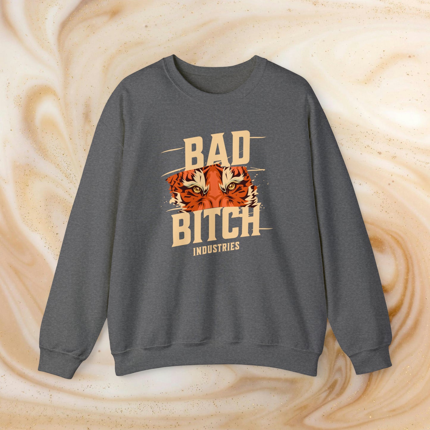 Bad Bitch Industries Crewneck Sweatshirt (Tiger)