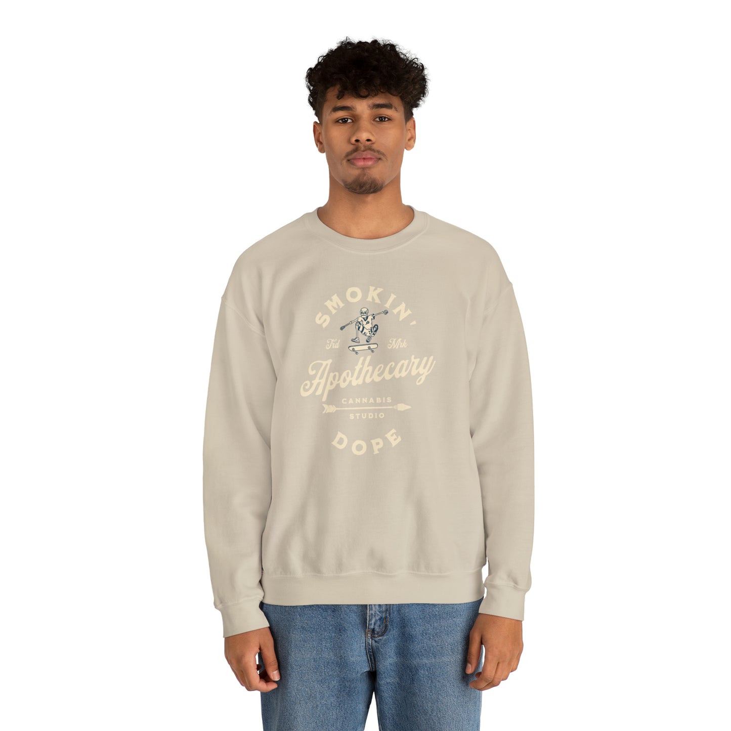 Smokin' Dope Apothecary Crewneck Sweatshirt