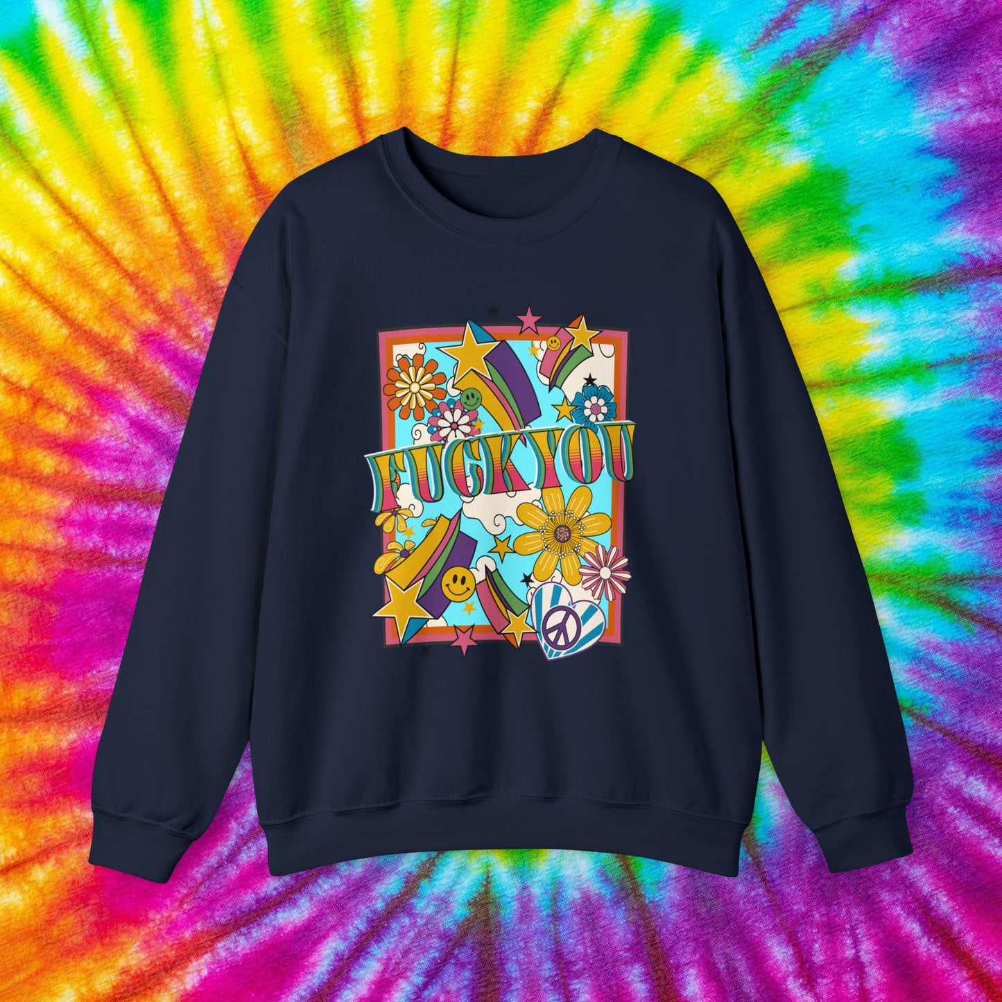 Fuck You Crewneck Sweatshirt (Groovy)