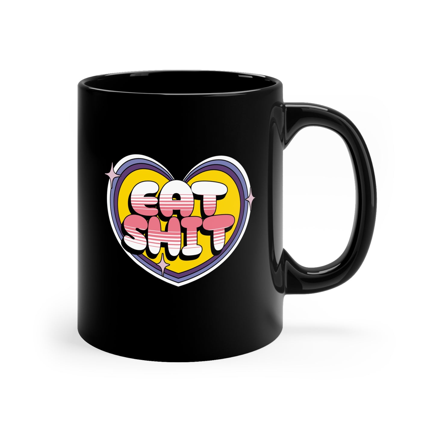 Eat Shit Heart Coffee Mug