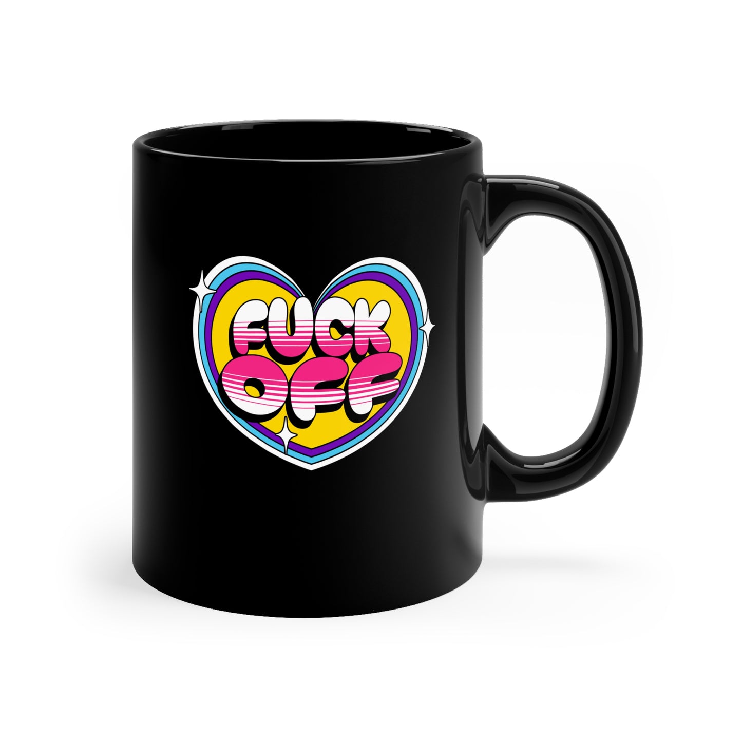 Fuck Off Heart Coffee Mug