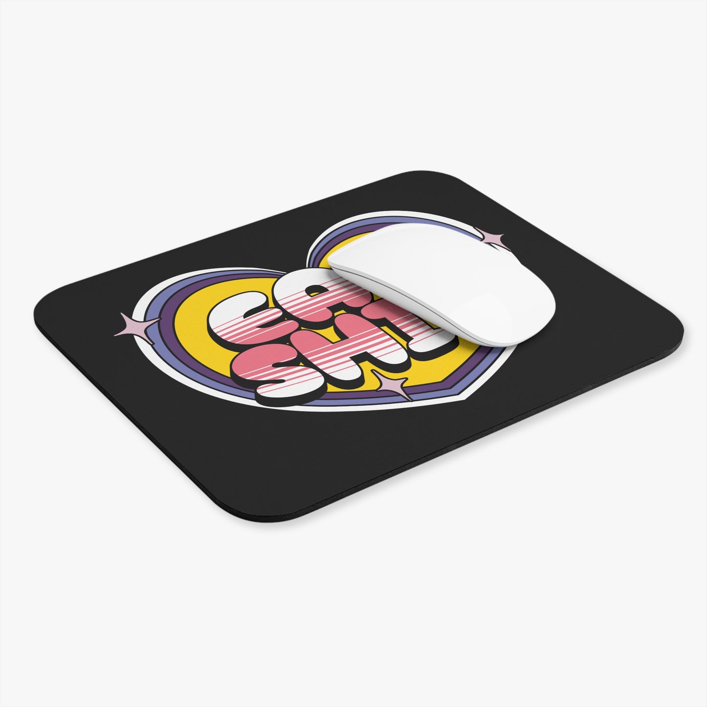 Eat Shit Heart Mouse Pad