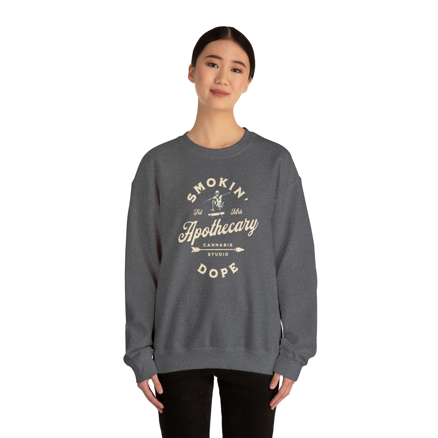 Smokin' Dope Apothecary Crewneck Sweatshirt