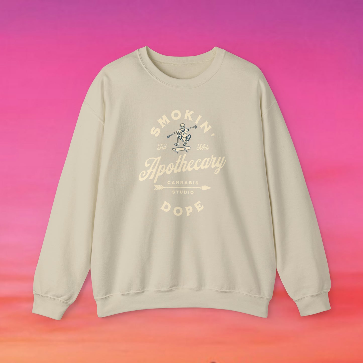 Smokin' Dope Apothecary Crewneck Sweatshirt