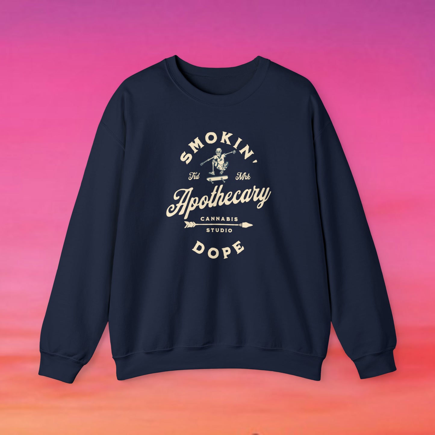 Smokin' Dope Apothecary Crewneck Sweatshirt