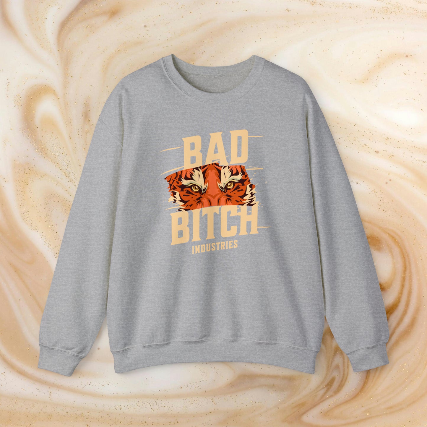 Bad Bitch Industries Crewneck Sweatshirt (Tiger)