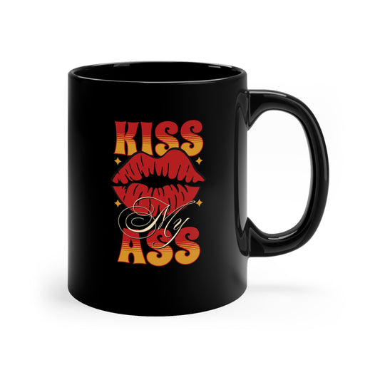 Kiss My Ass Coffee Mug (Lips)