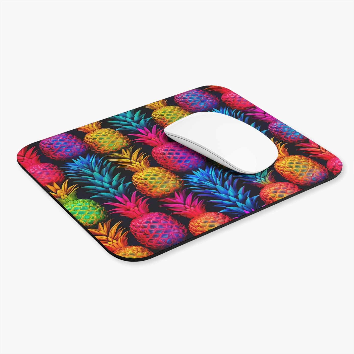 Neon Pineapples Mouse Pad (Pattern)