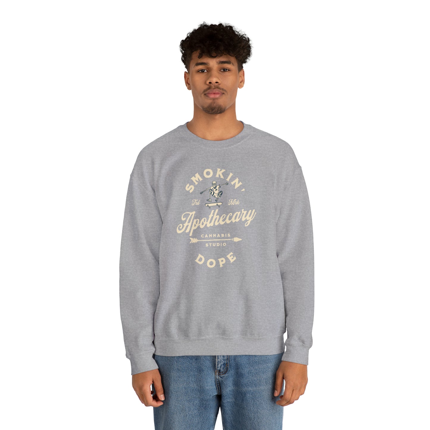 Smokin' Dope Apothecary Crewneck Sweatshirt