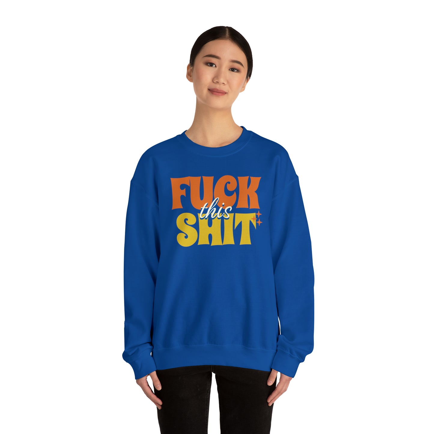 Fuck This Shit Crewneck Sweatshirt (Tropical)