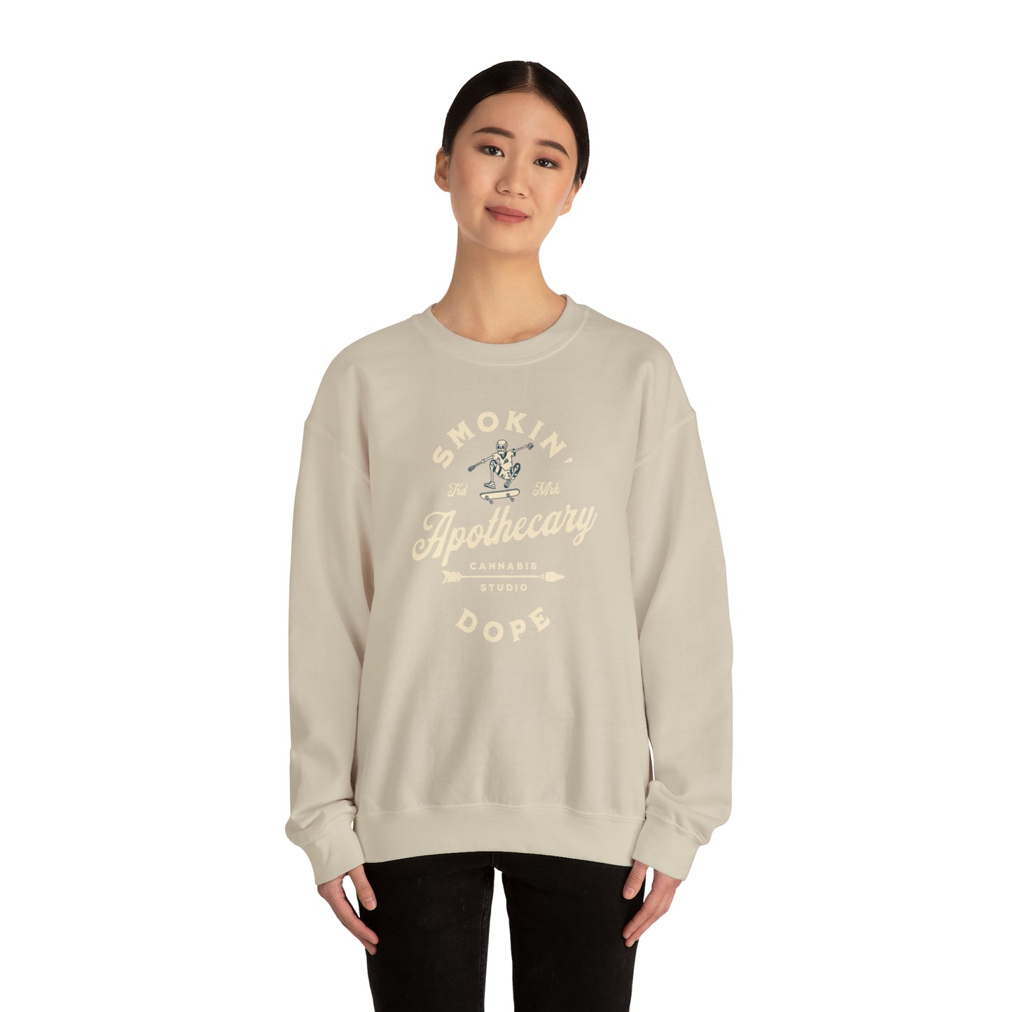 Smokin' Dope Apothecary Crewneck Sweatshirt