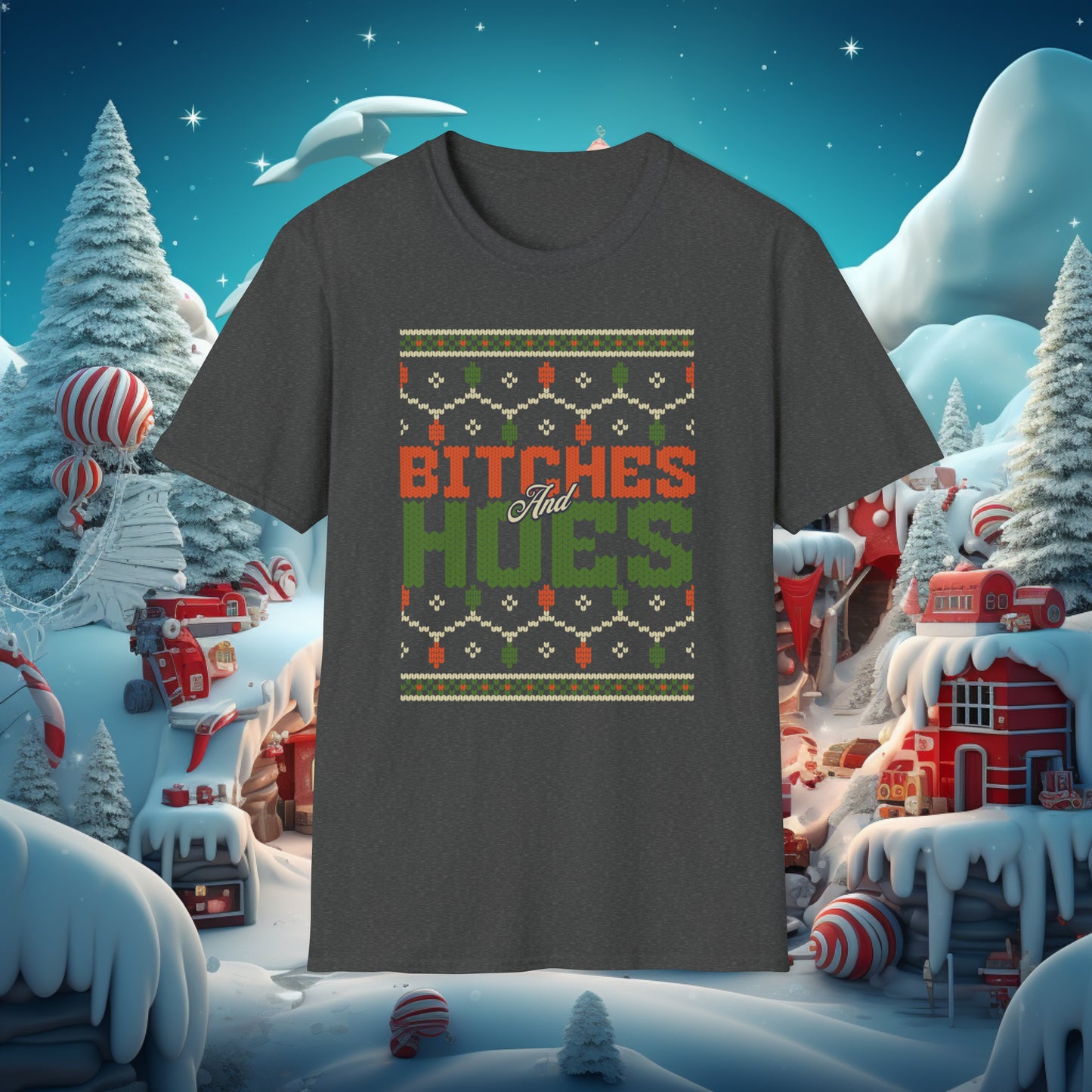 Bitches & Hoes Christmas Sweater T-Shirt