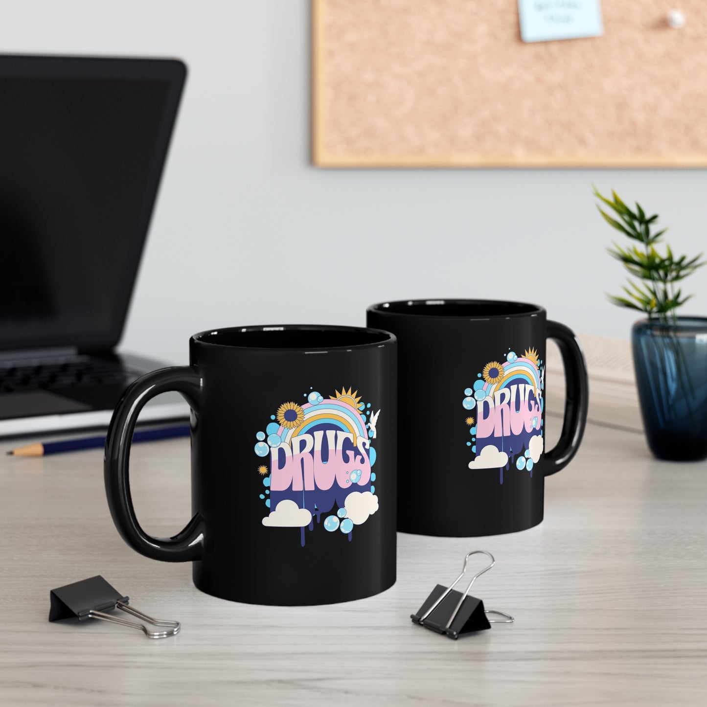 Drugs Rainbow Coffee Mug