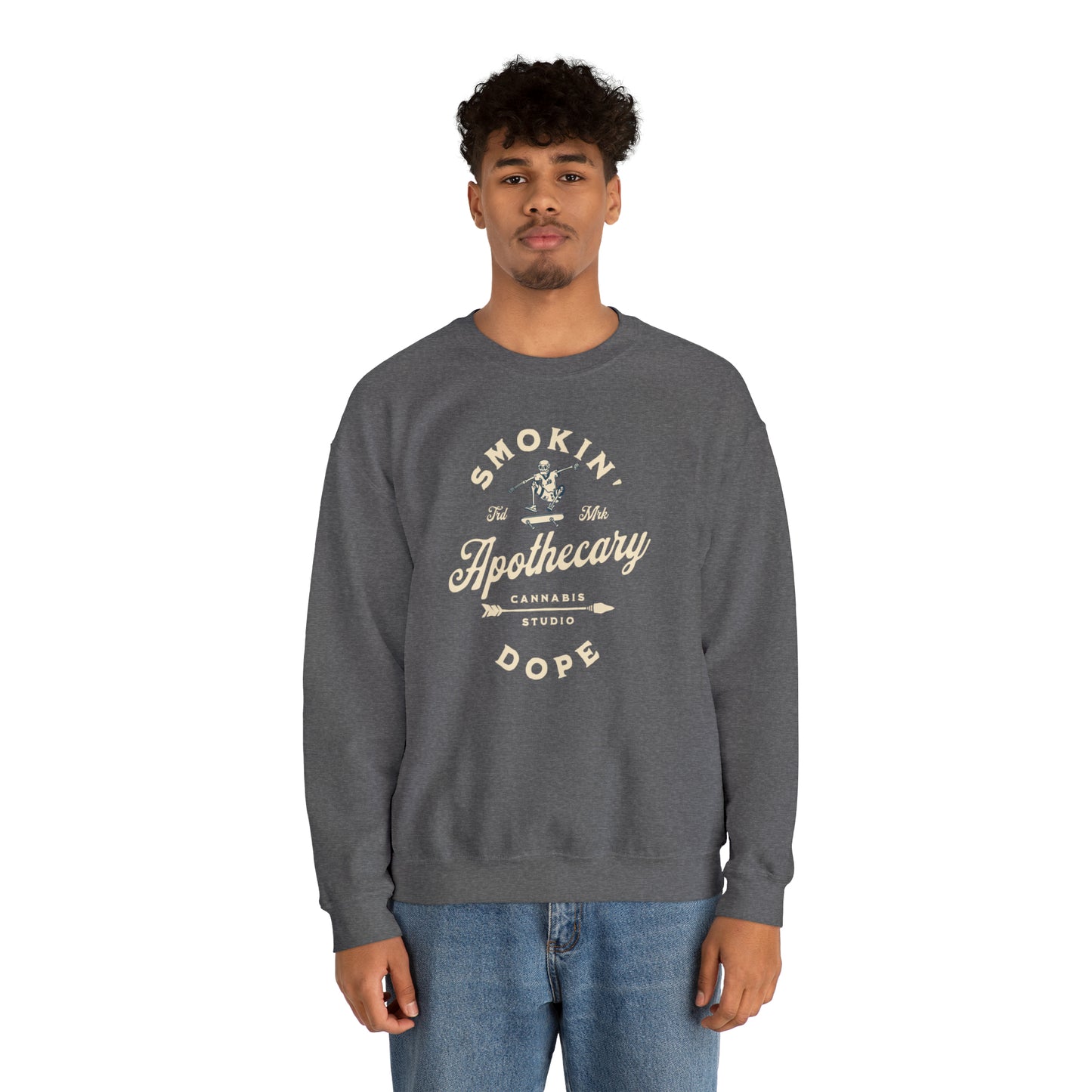 Smokin' Dope Apothecary Crewneck Sweatshirt