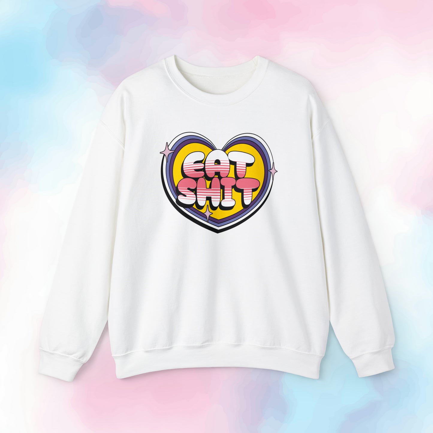 Eat Shit Heart Crewneck Sweatshirt