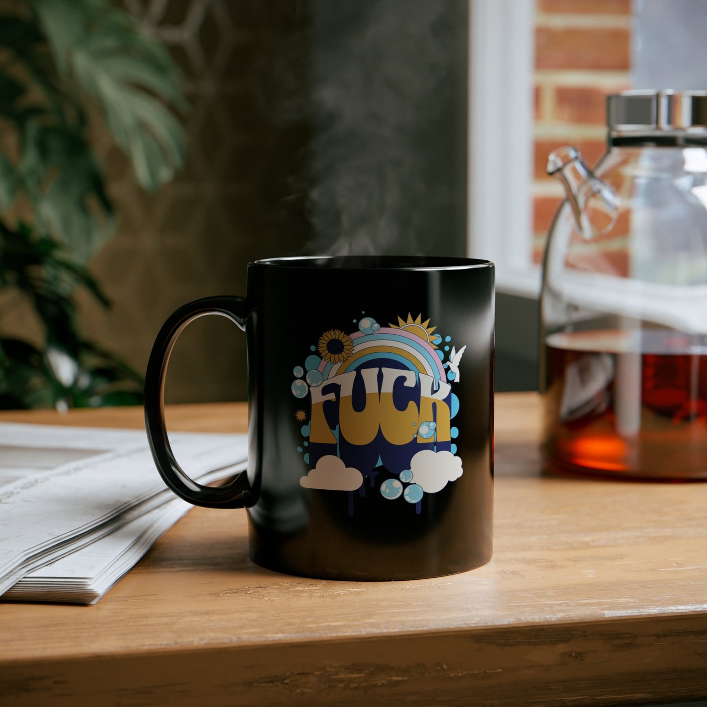 Fuck Rainbow Coffee Mug